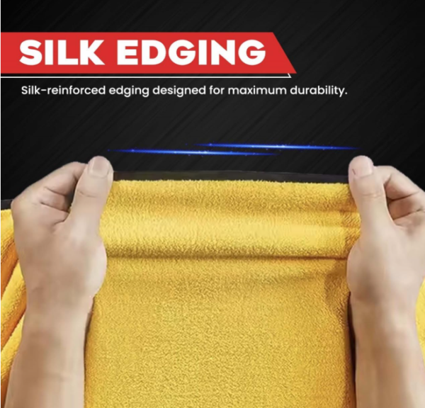 SoftMate Microfiber Car Cleaning Cloth – Double-Sided, Extra Thick Plush (800 GSM) – Pack of 2 - Image 3