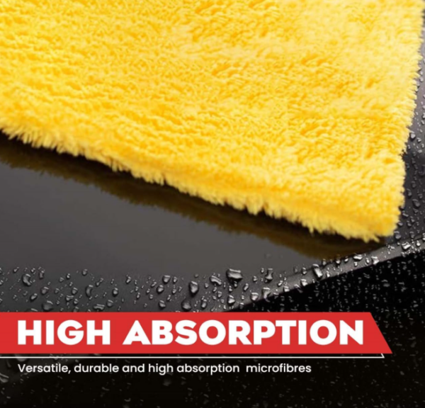 SoftMate Microfiber Car Cleaning Cloth – Double-Sided, Extra Thick Plush (800 GSM) – Pack of 2 - Image 6